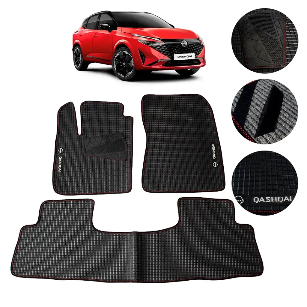 Juego De Tapetes Pvc Nissan Qashqai 2023 Antideslizantes