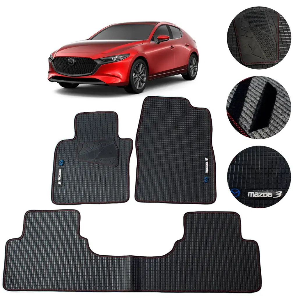 Juego De Tapetes Pvc Mazda 3 Skyactiv 2020 Antideslizantes