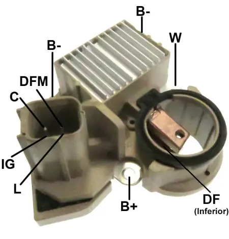 REGULADOR HONDA FIT 2008-2012 TIPO MITSUBISHI