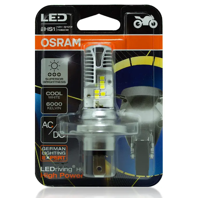 Bombillo Led Osram H4 Hs1 Moto