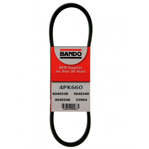[BND-4PK660] CORREA POLY-V 4 CARRILES 660 MM LONGITUD MARCA BANDO