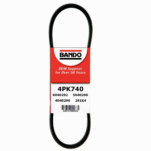 [BND-4PK740] CORREA POLY-V 4 CARRILES 740 MM LONGITUD MARCA BANDO