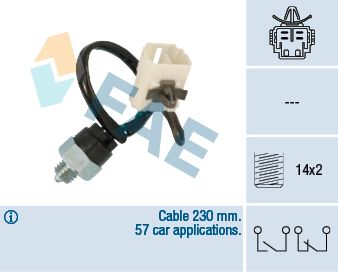 [FAE-41280] PERA DE REVERSA MAZDA 323