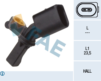 [FAE-78010] SENSOR ABS TRASERO DERECHO VOLKSWAGEN