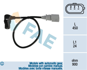 [FAE-79055] SENSOR  CKP  VOLKSWAGEN JETTA 2.0L