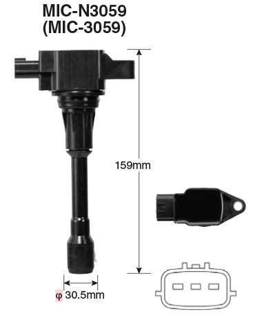 [NWE-MIC-3059] BOBINA IGNICION NISSAN VERSA/TIIDA,MARCH NOTE KICKS