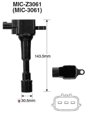 [NWE-MIC-3061] BOBINA IGNICION MAZDA 3 (03-09)