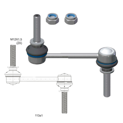 [ZM-37011463] LINK FRONTAL DER/IZQ - FORD EDGE 07/14