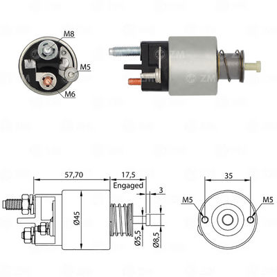 [ZM-341] AUTOMATICO RENAULT KWID LOGAN SANDERO 1.0 12V MOTOR:233004485R 23300-6904R