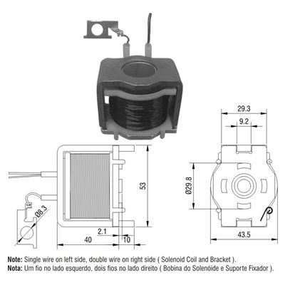 [ZM-421] BOBINA REL CHEVROLET NKR 12V NIPPONDENSOIZQUIERDA