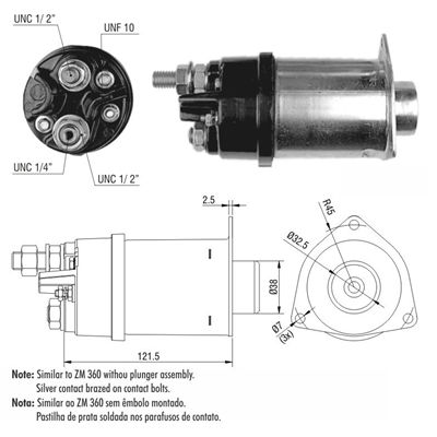 [ZM-460] AUTOMATICO 37/41MT 24V KODIAK TORNILLO HUECO