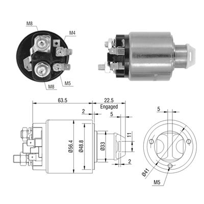 [ZM-471] AUTOMATICO RENAULT VW GOLF PEUGEOT TIPO LUCAS