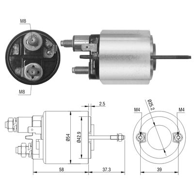 [ZM-493] AUTOMATICO SUZUKI 1100 12V TIPO PARIS RHONE TIPO VALEO