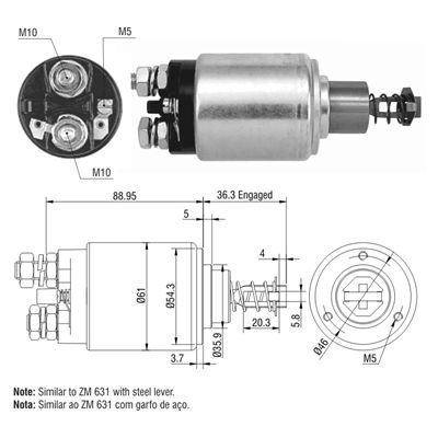 [ZM-531] AUTOMATICO MERCEDES BENZ TIPO BOSCH 12V