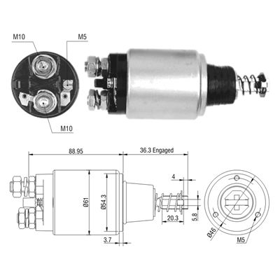 [ZM-537] AUTOMATICO MERCEDES BENZ 12V CON PROTECTOR TIPOBOSCH