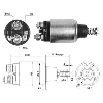 [ZM-548] AUTOMATICO MERCEDES BENZ 24V CON PROTECTOR TIPOBOSCH