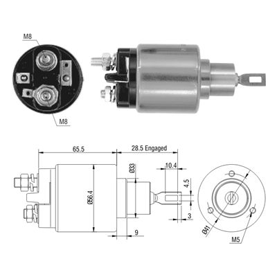 [ZM-574] AUTOMATICO CHEVROLET CHEVETTE MONZA RENAULT R9 12VTIPO BOSCH
