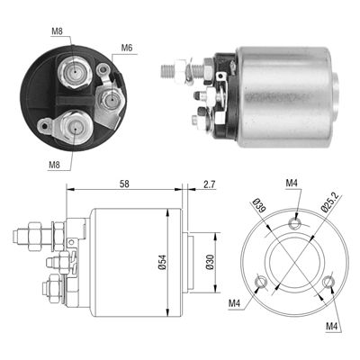 [ZM-590] AUTOMATICO PEUGEOT VOLVO 12V PARIS RHONE TIPO VALEO