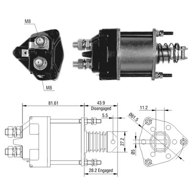 [ZM-650] AUTOMATICO RENAULT 4/6/12 FEMSA/ FIAT/LADA