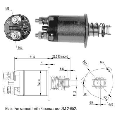 [ZM-652] AUTOMATICO FIAT POLSKI = ZM 650 TAPA REDONDA