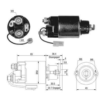 [ZM-704] AUTOMATICO CHEVROLET SPRINT DAHIATSU TOYOTA CABLE