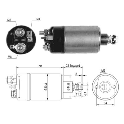 [ZM-727] AUTOMATICO DODGE ALPIN FORD LLANERO BOSCH