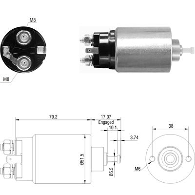 [ZM-769] AUTOMATICO MAZDA 3 / BT-50 MPV MITSUBISHI