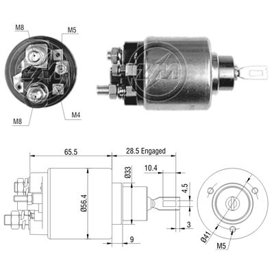 [ZM-771] AUTOMATICO FORD FESTIVA 12V