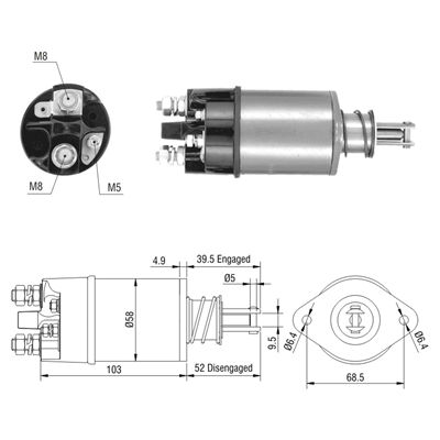 [ZM-801] AUTOMATICO JHON DEERE Y MASSEY FERGUSSON TRACTORES