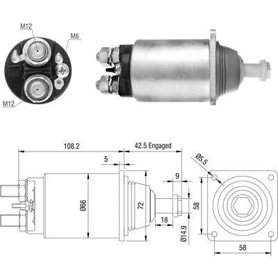 [ZM-833] AUTOMATICO SCANIA 24V BOSCH TRANSMILENIO