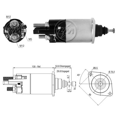 [ZM-840] AUTOMATICO 38MT 12V