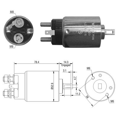 [ZM-980] AUTOMATICO CHEVROLET NKR/NPR 12V