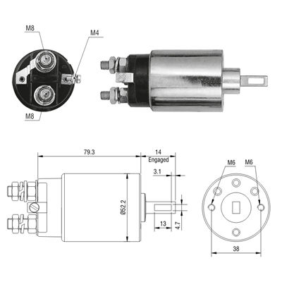 [ZM-1689] AUTOMATICO CHEVROLET NPR 24V