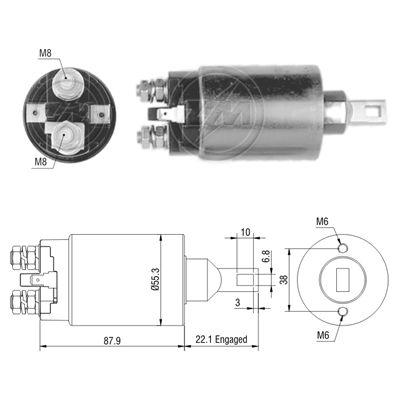 [ZM-1891] AUTOMATICO KIA BESTA 2.2 MANDO 12V