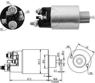 [ZM-1993] AUTOMATICO RENAULT LOGAN 19 SANDERO PEUGEOT 106 206307 CITROEN BERLINGO 96 C2 C3 C4 XSARA 12VMOTOR: 8200240487 8200584664 600154906