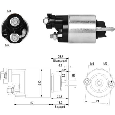 [ZM-2705] AUTOMATICO HONDA CIVIC 12V CARROS CHINOS NIPONDENSO