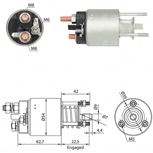 [ZM-3395] AUTOMATICOOMATICO RELACIONADO PERKINS 12V