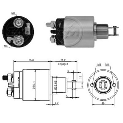 [ZM-3579] AUTOMATICO CITROEN BX C22 C25 FIAT UNO 128 600 DUCATOPEUGEOT 205 305 309 405 504