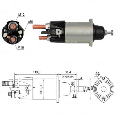 [ZM-3898] AUTOMATICO MERCEDES ATEGO ACTROS 01-03 24V