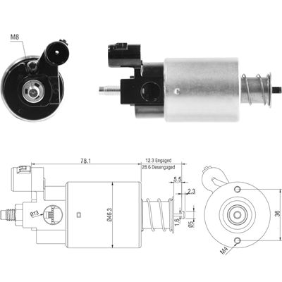 [ZM-4665] AUTOMATICO JEEP WRANGLER V6 RUBICON DODGE RAM 150012V