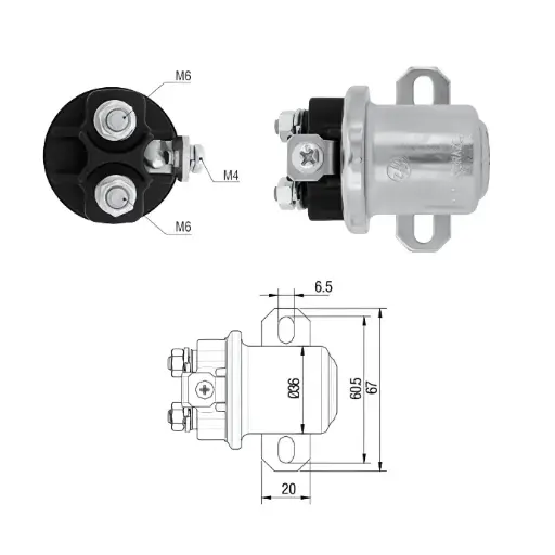 [ZM-6408] Automatico 28Mt Aux Mercedes 24V Tipo Delco 10512476-1115659