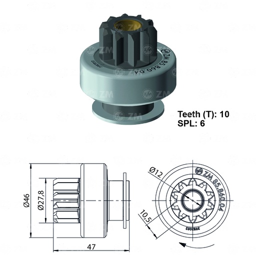 [8586004] BENDIX FORD LOBO PICK UP CHEVROLET CAPTIVA/KIA T-10