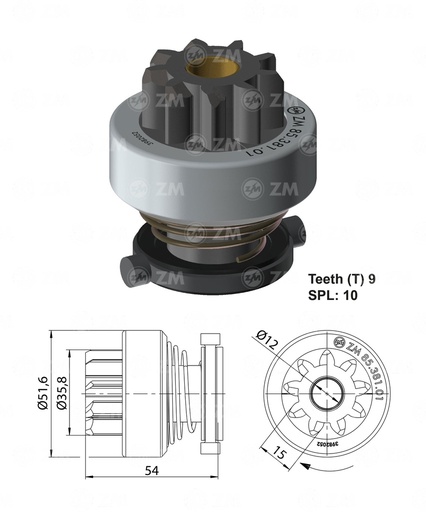[8538101] BENDIX IVECO NUEVAS T-9
