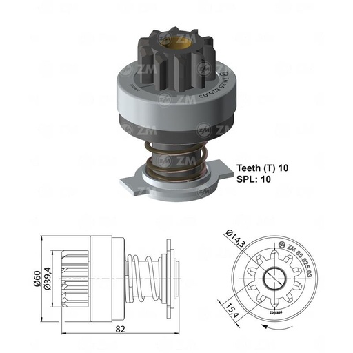 [8582503] BENDIX ISKRA NEW HOLAND PERKINS MAQUINARIATRACTORES 10D