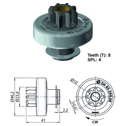 [8559008] BENDIX RENAULT SANDERO CLIO/ DUSTER / KANGOOT-8