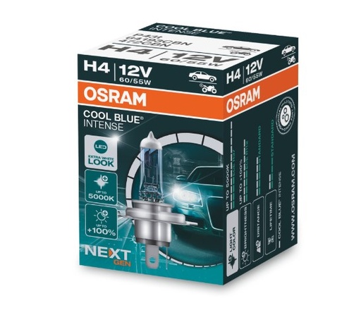 [OSR-64193CBN] H4  P43T  12V  55/60W 5000K 100% MAS LUZ NEXT GEN