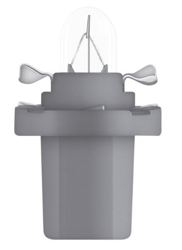 [OSR-2741MF] T5  24V  1.2W  BASE PLASTICA (G) CENIZA CON GANCHO