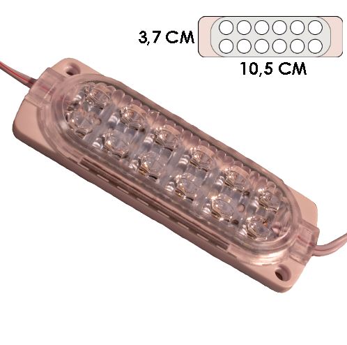 [LYT-10338BCO] DIRECCIONAL 12LED BLANCA 12V