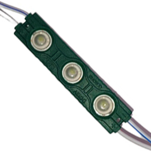 [LYT-6112VDE] MODULO 3LED CON DIFUSOR PLANO VERDE 12V IP-67