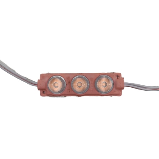 [LYT-7520PINK] MODULO 3LED CON DIFUSOR 3D ROSADO 12V IP-67